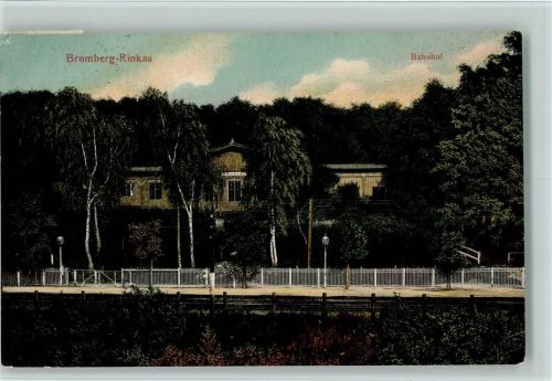 Bromberg 1908 Rinkau - Bahnhof