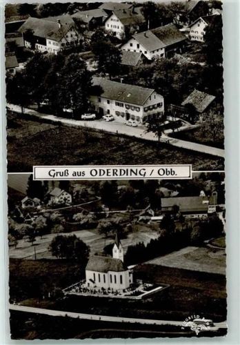Oderding Fliegeraufnahme Gasthaus A. Liedl
