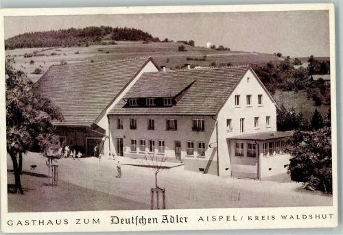 79761 W7890 Aispel 1947 - Gasthaus zum Deutschen Adler , sehr gute Erhaltung AK