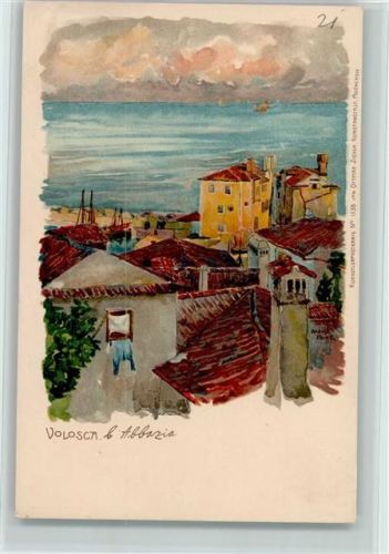 Volosca 1898 Künstlerkarte Nr. 1138 AK