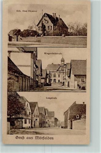 64546 W6082 Mörfelden - Grh. Ober Försterei Wingertfeldstraße Langstraße