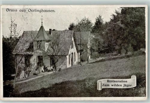 Oerlinghausen 1910 Restauration Zum wilden Jäger