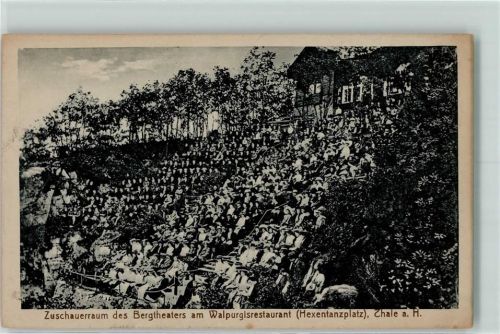 Thale Zuschauerraum des Bergtheaters am Walpurgisrestaurant Hexentanzplatz