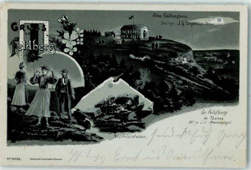 Feldberg 1899 Gruss aus Altes Feldberghaus Kunstanstalt Lautz 10458 AK