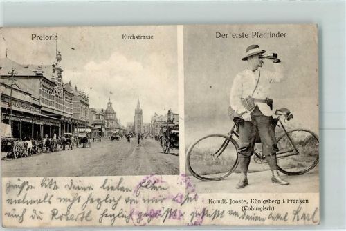 Pretoria 1917 Der erste Pfadfinder Komdt. Jooste