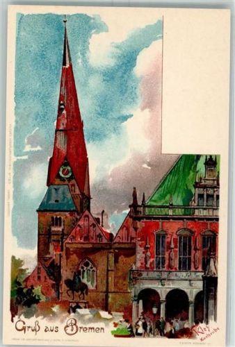 Bremen 1898 sign. Kley Verlag Velten 193 AK