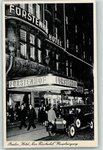 Kreuzberg Hotel Fürstenhof Haupteingang Oldtimer Saarlandstraße