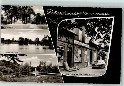 Dänschendorf Gasthaus Kaufhaus Hermann Molge Auto Lindenallee Dorfteich Mühle Ehrenmal