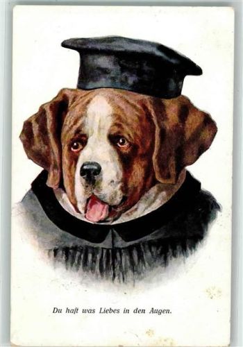 1912 Hund als Advokat F.E.D. Serie 476 AK