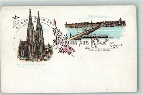 Köln Altstadt-Nord 103 Dom Schiffbrücke Vorläufer
