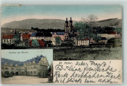 St. Peter 1905 Gasthaus zum Hirschen Kloster