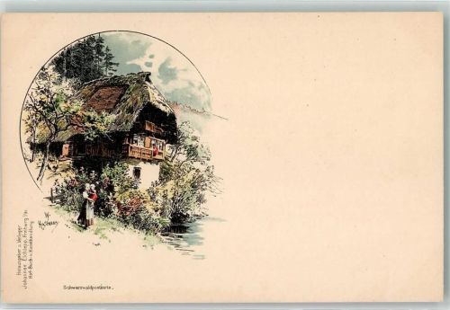 1898 Verlag Elchlepp Schwarzwaldhaus