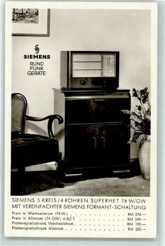 Siemens Radio Rundfunkgeräte AK