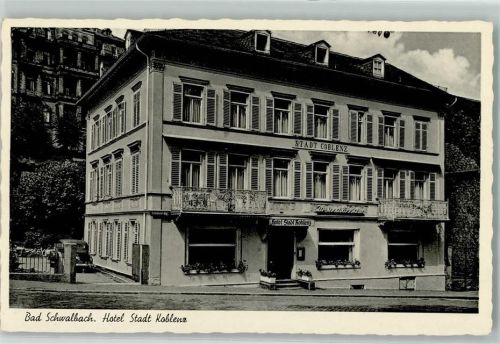 Bad Schwalbach Hotel Stadt Koblenz