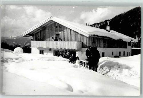 Reit im Winkl Berghütte Schäferhund Pferdschlitten Winter