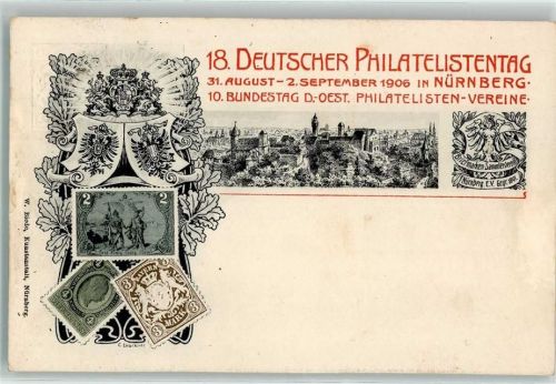 Nürnberg 1906 18. Deutscher Philatelistentag