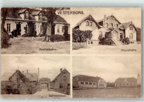 Maribo 1912 Apotheke Skjelstofte Saftstationen Vesterborg