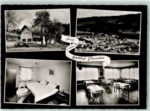 Frauenau Gasthaus Paradies Gastraum Fremdenzimmer