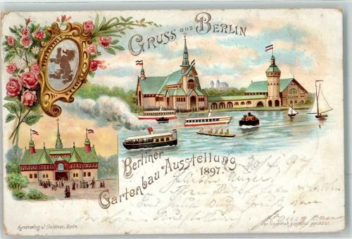 Treptow 1897 Gartenbau Ausstellung Niederschöneweide