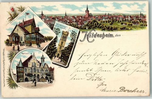 Hildesheim Gasthaus auf dem Galgenberg Rathaus Aussichtsturm