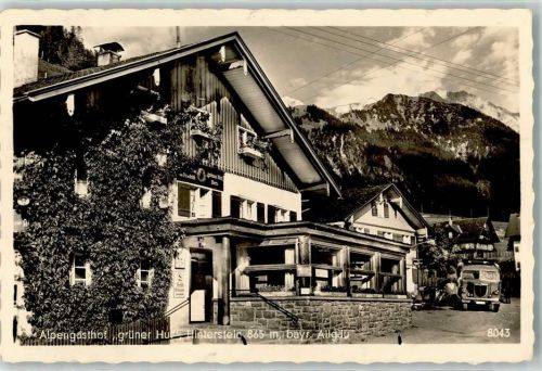 Hinterstein Gasthaus Grüner Hut Omnibus