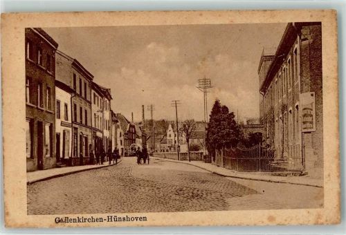 Hünshoven Ortsstraße Fahrrad Emailleschild Zigaretten-Tabake