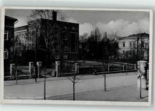 Glauchau WK II Chemnitzer Straße Litfaßsäule
