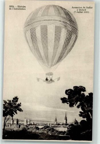 Historik Ascension de Sadler anno 1810 AK