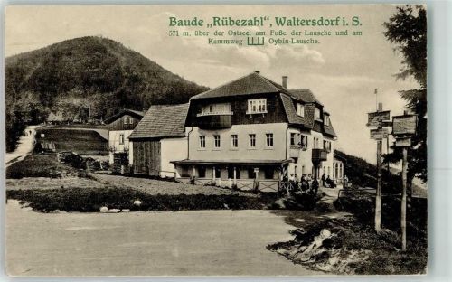 Waltersdorf 1918 Gasthaus Rübezahl Kammweg