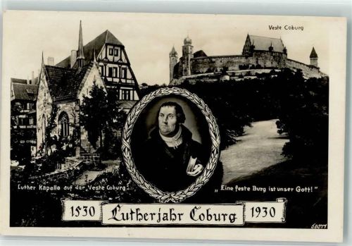 Coburg Veste Kapelle Lutherjahr 1930