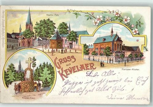 Kevelaer 1900 Kroaten Kreuz Kapellen Platz Klarissen kloster