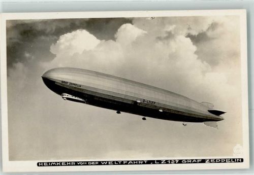 LZ 127 Heimkehr von der Weltfahrt AK