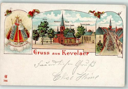 Kevelaer 1902 Gnadenbild Kloster Wallfahrtskirche Gnadenkapelle Kerzenkapelle