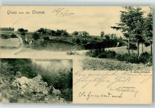 Grasellenbach 1905 Wildeleuthäuschen Tromm