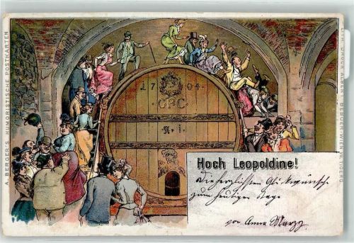 Wien 1899 Humor Hoch Leopoldine