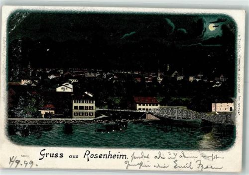 Rosenheim 1899 Inn-Brücke