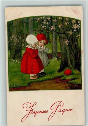 1928 August Rökl - Joyeuses Paques - Osterei finden