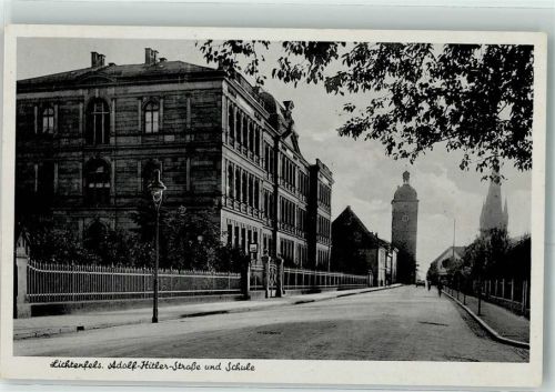 Lichtenfels Adolf Hitler Straße und Schule WK II