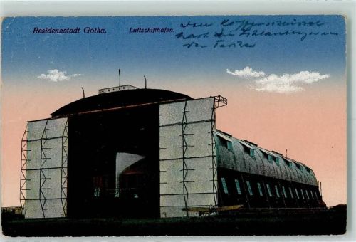Gotha 1917 Luftschiffhafen AK