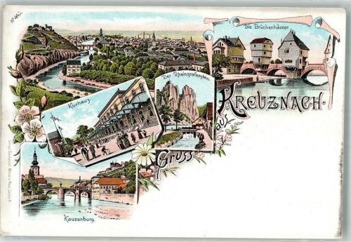 Bad Kreuznach Kurhaus Rheingrafenstein Kauzenburg Die Brückenhäuser