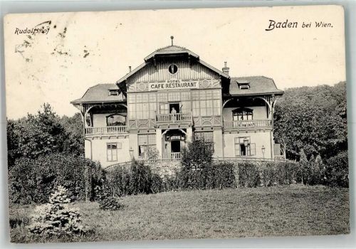 Baden 1914 Hotel Cafe