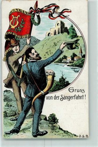 1913 Sängerfahrt AK