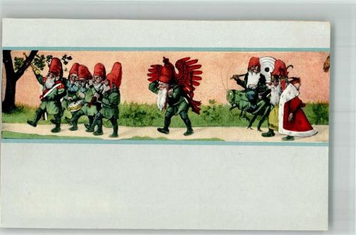 Ilmenau 1907 Bürgerschützengilde Kapelle Zwerge Grille