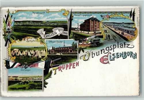 Elsenborn Gruss aus - Camp Elsenborn - Truppen Übungsplatz