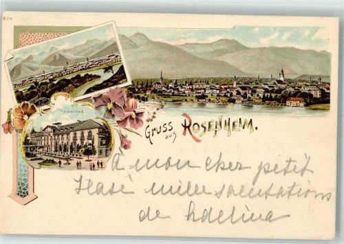 Rosenheim 1898 Inn Kaiserbad