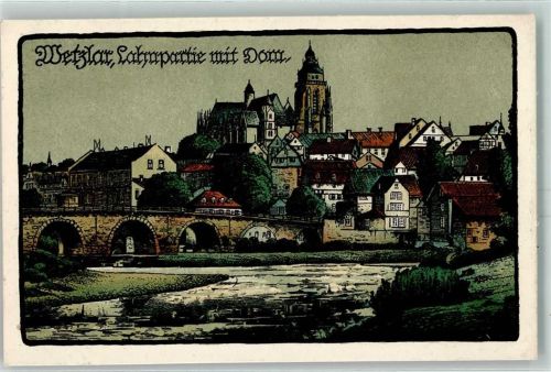 Wetzlar Lahnpartie mit Dom