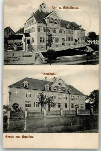 Buchloe 1909 Rat- und Schulhaus Schulsaal