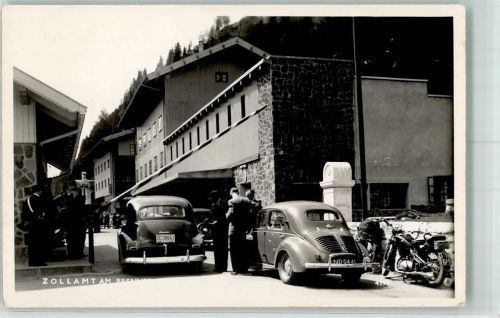 Brennerpass Zollamt Autos Motorrad Grenze