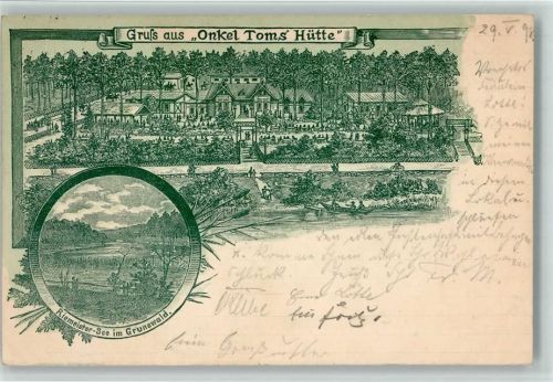 Zehlendorf 1898 Onkel Toms Hütte Riemeister-See im Grunewald