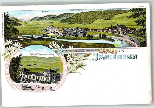 Immendingen Bahnhof Bahnhofsgasthaus Zimmern Donautal